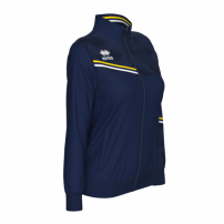 Спортивна куртка жіноча Errea ESTELLA Темно-синій/Жовтий/Білий